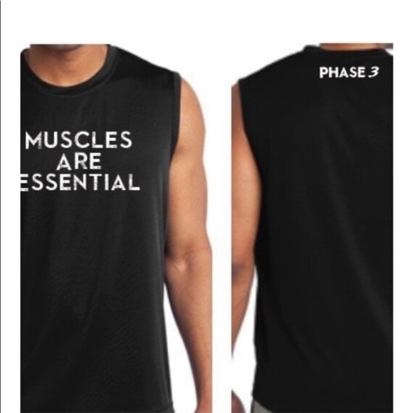 💪🏼Men’s athletic tank tops! Gray , black, blue muscles are essential. New - Picture 2 of 5